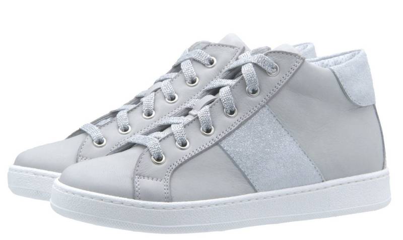 Dianetti Dianetti Sneaker High top 9230M f. Teenager Mädchen Damen Leder Grau Sneaker von Dianetti