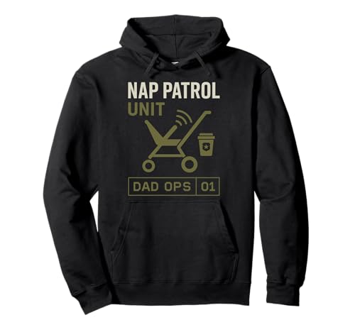 Kinderwagen Dad Life Fatherhood Pride Active Parenting Vibes Pullover Hoodie von Diaper Bag Squad Urban Fatherhood Crew Coffee