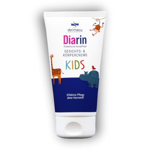 Diarin Kindercreme, 150 ml - Medizinische Spezialpflege für Kinder mit DIabetes - frei von Urea - fruchtiger Duft Diarin Kindercreme, 150 ml - Medizinische Spezialpflege für Kinder mit DIabetes - frei von Urea - fruchtiger Duft von Diarin