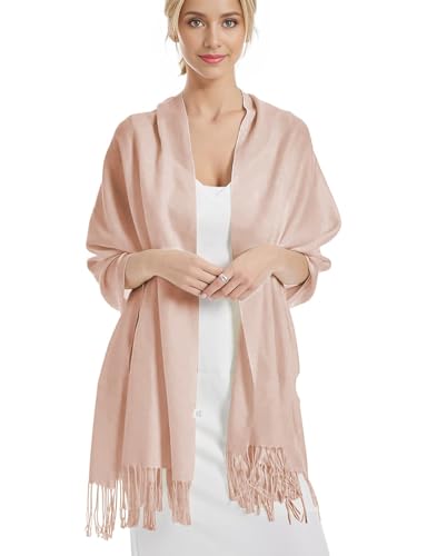 DiaryLook Kaschmir Schal Damen Winter Warm abendkleid Pashmina Schals tücher für Frauen Blanket Scarf Khaki von DiaryLook