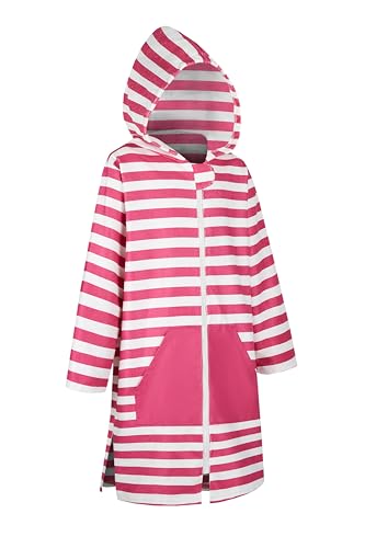 DiaryLook Kinder Badeponcho mit Reißverschluss – Schnelltrocknender Umkleideumhang & Poncho Handtuch für Schwimmbad und Strand, Schwimmponcho für Jungen & Mädchen,11-13 Jahre von DiaryLook