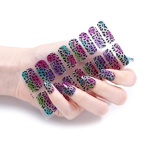 16 Streifen Aufkleber Nagelaufkleber UV Lampe Erforderlich Wraps Nagelkunstaufkleber Für Frauen Mädchen Nagelfolien Selbstklebende Nagelkunst Maniküre Abziehbilder von Diarypiece