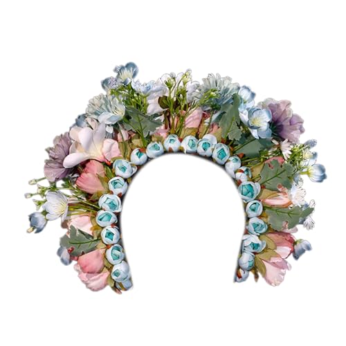 Auffälliges Florales Stirnband Ornament Chinesischer Stirnband Charm Mit Wunderschönen Blumen Für Den Täglichen Gebrauch Verabredungen Partys Haarschmuck von Diarypiece