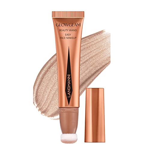 Beauty Wand Liquid Face Concealer Contouring Highlighter Rouge Mit Kissen Applikator Gesichts Make Up Gesicht Mit Kissen Applikator von Diarypiece