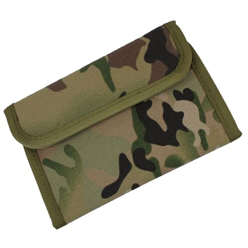 Diarypiece Outdoor Nylon Trifold Wallet Lightweight Tactically Wallet Travel Coin Purse Card Holder Pocket Handbag Gifts for Men Travel Coin Purse, cp Camouflage von Diarypiece