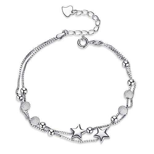 Diarypiece Perlenarmband, Pentagramm, Handgelenk, Armreif für Damen und Mädchen, Valentinstag von Diarypiece