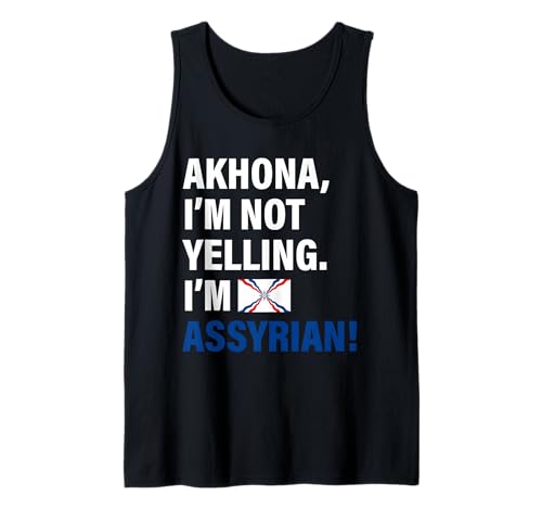 Akhona I'm Assyrian Lustiges Geschenk für Männer Frauen Kinder Tank Top von Diaspora Funny