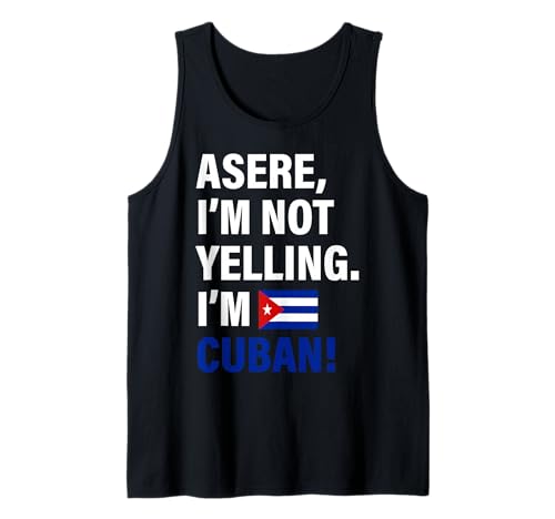Asere I'm Cuban Lustiges Geschenk für Männer Frauen Kinder Tank Top von Diaspora Funny