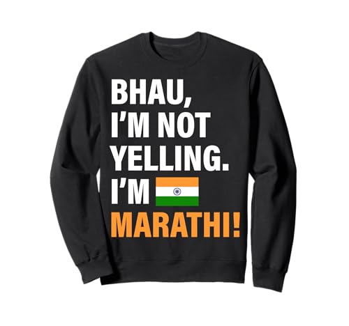 Bhau I'm Marathi Lustiges Geschenk für Männer Frauen Kinder Sweatshirt von Diaspora Funny
