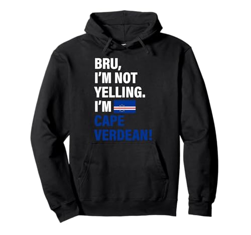 Bru I'm Cape Verdean Lustiges Geschenk für Männer Frauen Kinder Pullover Hoodie von Diaspora Funny