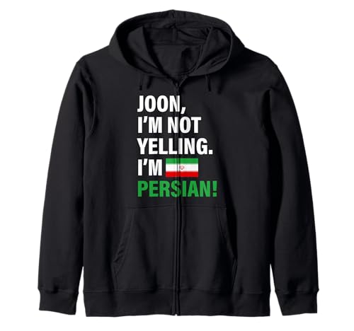 Joon I'm Persian Lustiges Geschenk für Männer Frauen Kinder Kapuzenjacke von Diaspora Funny