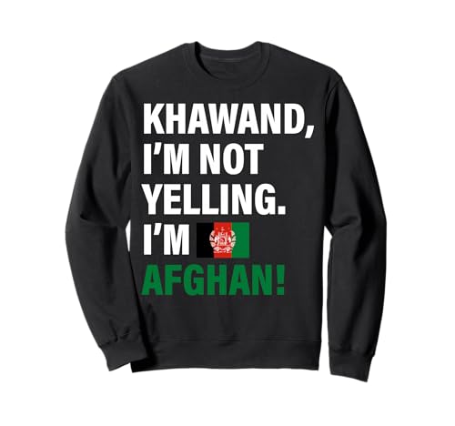 Khawand I'm Afghan Lustiges Geschenk für Männer Frauen Kinder Sweatshirt von Diaspora Funny