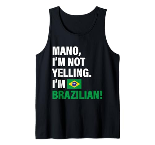 Mano I'm Brazilian Lustiges Geschenk für Männer Frauen Kinder Tank Top von Diaspora Funny