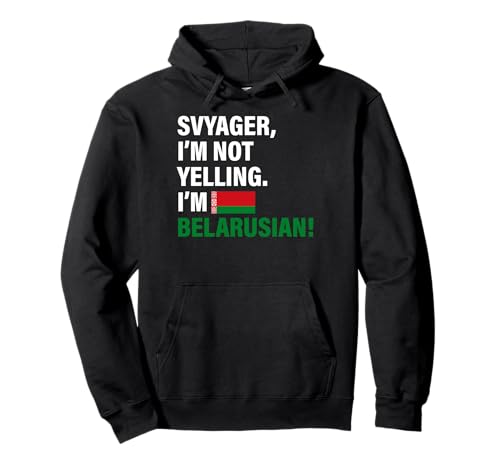Svyager I'm Belarusian Lustiges Geschenk für Männer Frauen Kinder Pullover Hoodie von Diaspora Funny