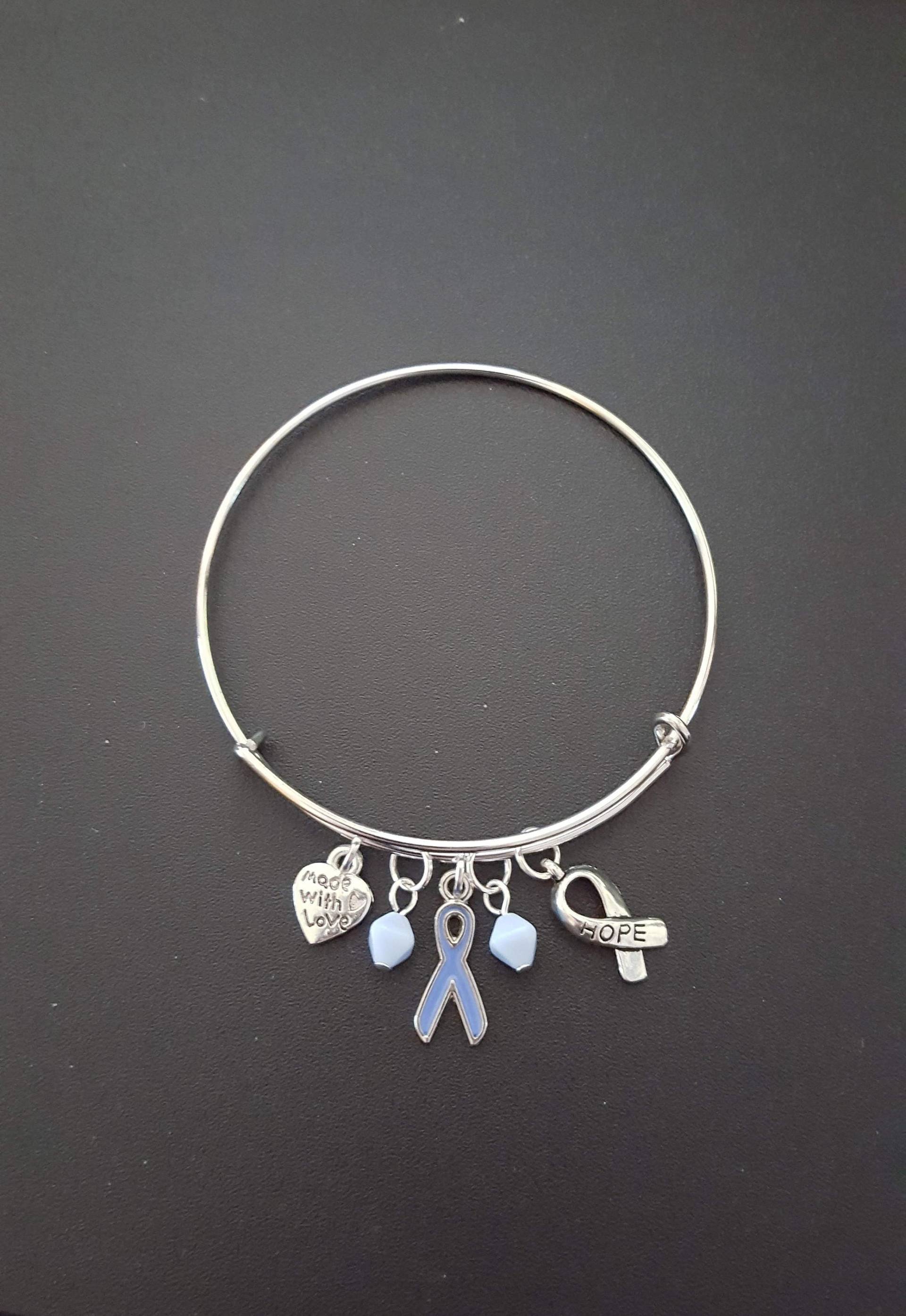 Periwinkle Support Ribbon Armband - Bewusstsein Für Essstörungen, Pulmonale Hypertonie, Speiseröhrenkrebs, Magenkrebs, Gerd & | Ibs Periwinkle Support Ribbon Armband - Bewusstsein Für Essstörungen, Pulmonale Hypertonie, Speiseröhrenkrebs, Magenkrebs, Gerd & | Ibs von Dibana1516
