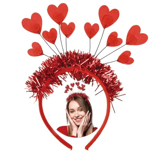 Dibotell Stirnband Glitter Herz,Pailletten Herz Form Dekor Stirnband Rot Herz,Herz Haarreif Rot,Weihnachten Haarreif,Kopfschmuck Kinder Mädchen für Valentinstag Hochzeit Geburtstag Festival Party Dibotell Stirnband Glitter Herz,Pailletten Herz Form Dekor Stirnband Rot Herz,Herz Haarreif Rot,Weihnachten Haarreif,Kopfschmuck Kinder Mädchen für Valentinstag Hochzeit Geburtstag Festival Party von Dibotell