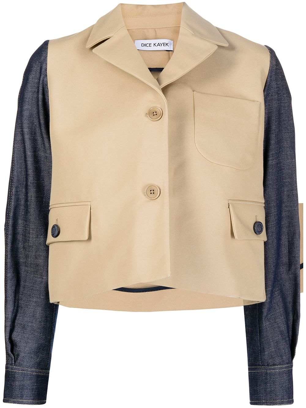 Dice Kayek Blazer in Colour-Block-Optik - Braun von Dice Kayek