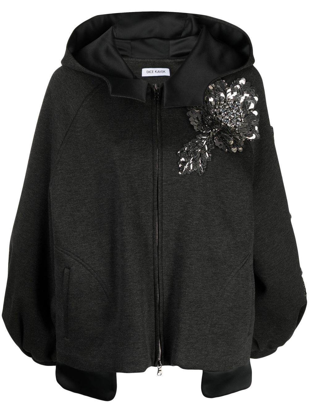 Dice Kayek Jacke mit Puffärmeln - Schwarz von Dice Kayek