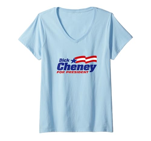 Damen Dick Cheney für Präsident 2024 Cheney '24 Republican Patriot T-Shirt mit V-Ausschnitt Damen Dick Cheney für Präsident 2024 Cheney '24 Republican Patriot T-Shirt mit V-Ausschnitt von Dick Cheney 2024