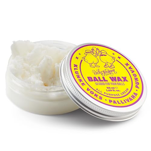Dick Johnson Ball Wax 50 ml – Intimpflege männer mit beruhigender After Shave Wirkung – Anti-Chafing Pflege mit Shea Butter gegen Reibung, Juckreiz & Rasurbrand – Made in Finnland von Dick Johnson