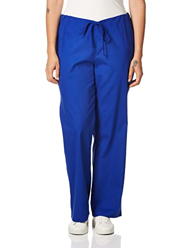 Cherokee Damen EDS Tunnelzug Panteds/Pantalón/Pants وال بو بربا او ل ال لللل ا رeds Signature Unisex Scrub Hose mit Kordelzug Medizinische Schlupfhose, Galaxy Blue, S Kurz von Dickies