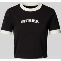 Dickies Cropped T-Shirt mit Label-Print in Black, Größe L von Dickies