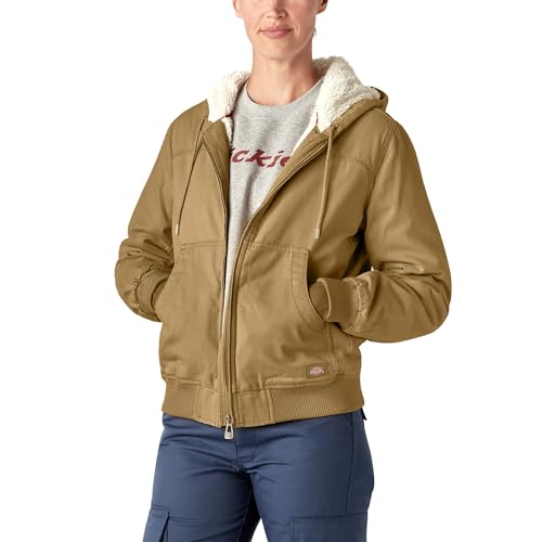 Dickies, Damen, Dickies Sherpa-Bomberjacke, NUBUCK, S von Dickies