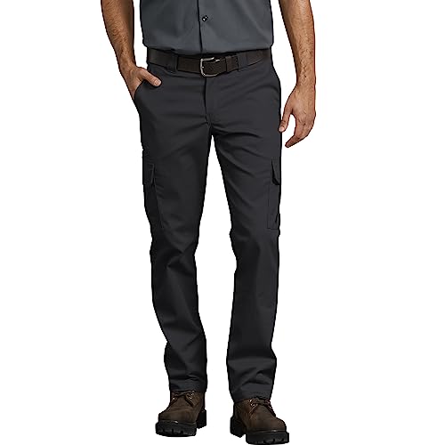 Dickies, Herren, Dickies Mechanical Stretch Cargohose, enge Passform, Schwarz, 38W / 32L von Dickies