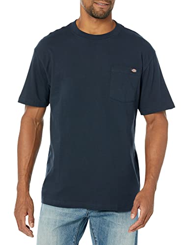 Dickies, Herren, T-Shirt mit Tasche im legeren Stil, NAVIABLAU, M von Dickies