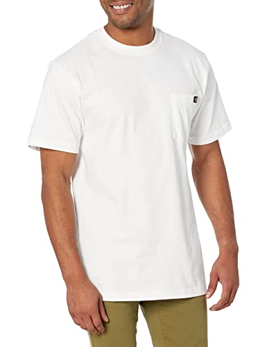 Dickies, Herren, T-Shirt mit Tasche im legeren Stil, White, XL von Dickies