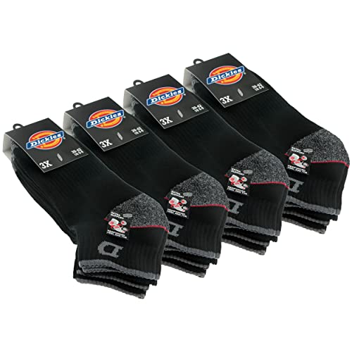 Dickies 12 Paar WORK SNEAKERS Sneaker Socken ArbeitsSneaker Arbeitssocken Füßlinge Größenauswahl 39-50 (43-46) von Dickies