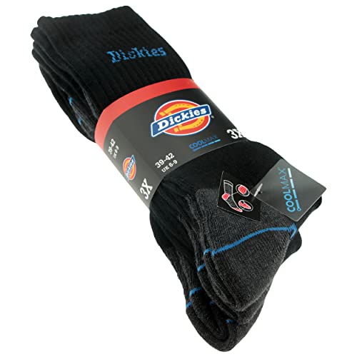 Dickies 3 Paar COOLMAX Arbeit Socken, Größe 43-46 von Dickies