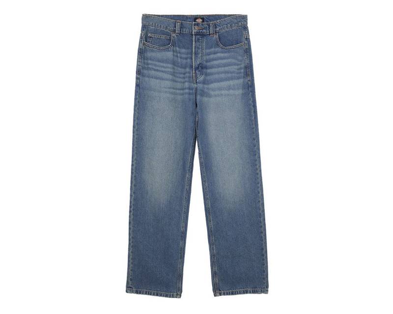 Dickies 5-Pocket-Jeans Dickies Herren Jeans Thomasville Relaxed khaki (1-tlg., kein Set) Gewebtes Dickies Label auf der Gesäßtasche von Dickies