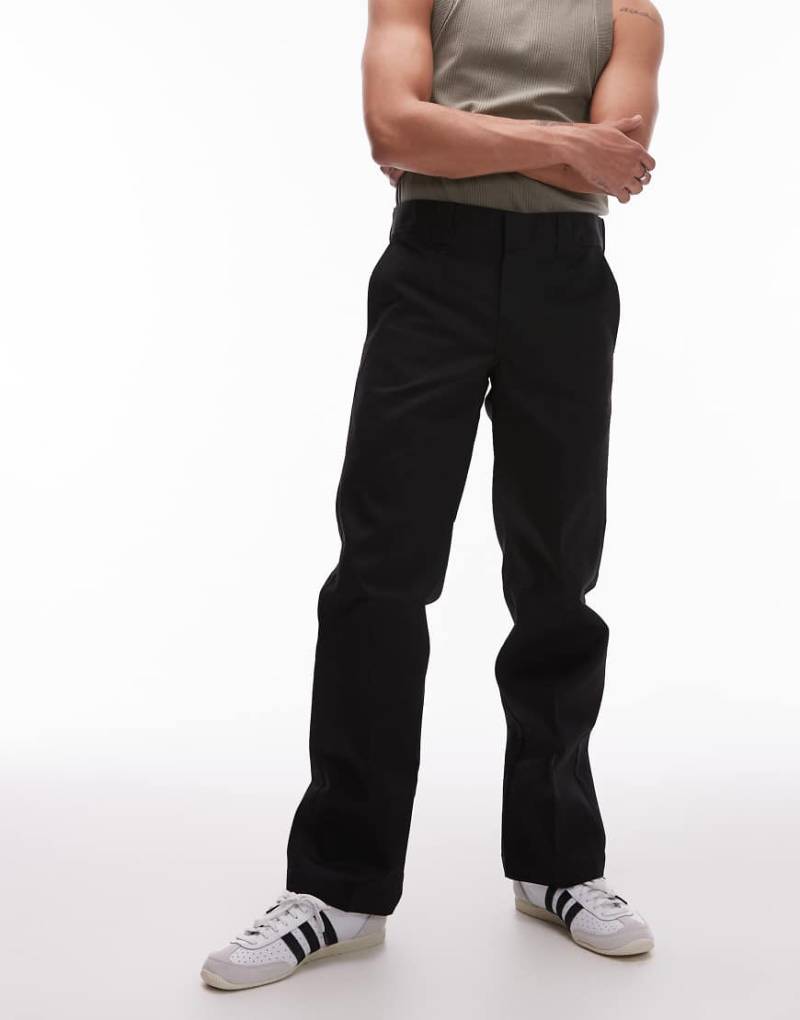 Dickies - 873 - Chino-Arbeitshose in Schwarz mit schmalem, geradem Schnitt von Dickies