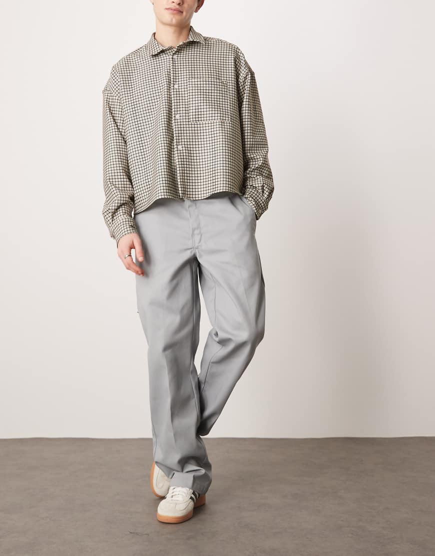 Dickies 874 - Arbeits-Chinohose in Hellgrau mit gerader Passform von Dickies