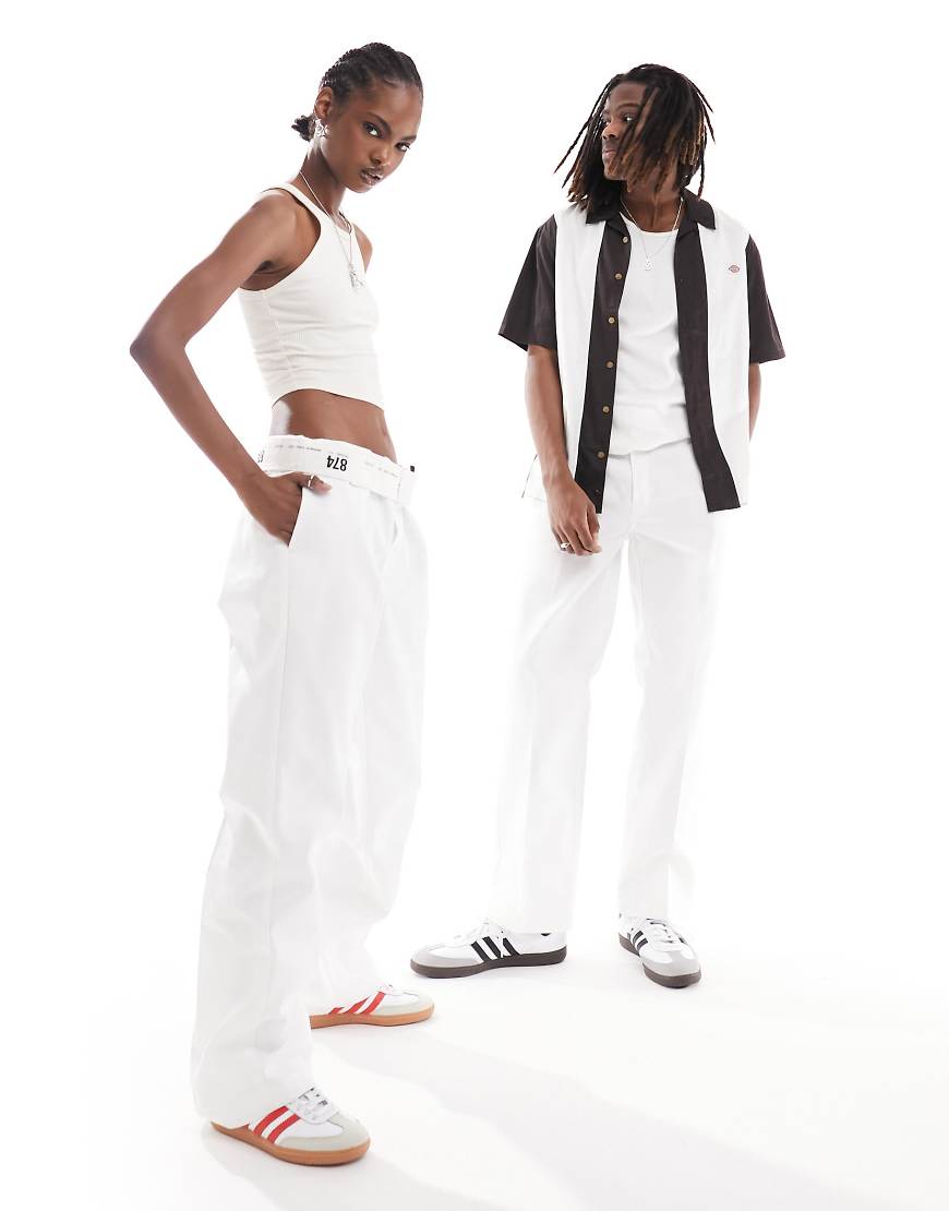 Dickies - 874 - Worker-Chinohose in Weiß mit geradem Schnitt von Dickies