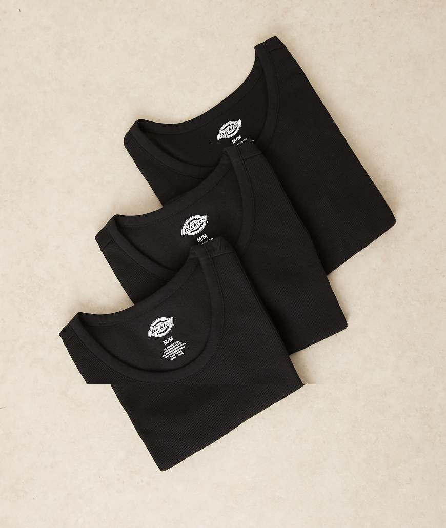 Dickies - Amsterdam - 3er-Pack Trägertops in Schwarz von Dickies
