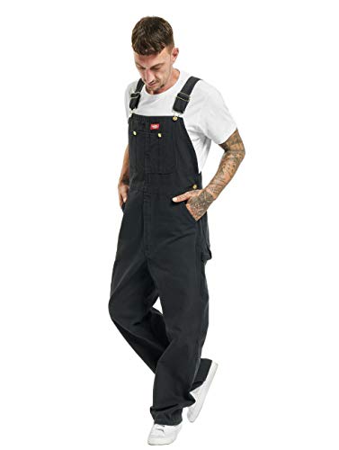 Dickies BIB Overall Männer Latzhose schwarz W34L32 100% Baumwolle Basics, Casual Wear, Streetwear von Dickies
