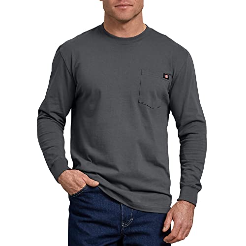 Dickies Big and Tall Herren Langarm Schwergewichts Rundhals-Shirt, Dunkelgrau, L Dickies Big and Tall Herren Langarm Schwergewichts Rundhals-Shirt, Dunkelgrau, L von Dickies