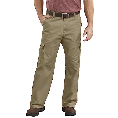 Dickies Cargo-Arbeitshose für Herren, lockere Passform, Khaki, 44W / 32L von Dickies