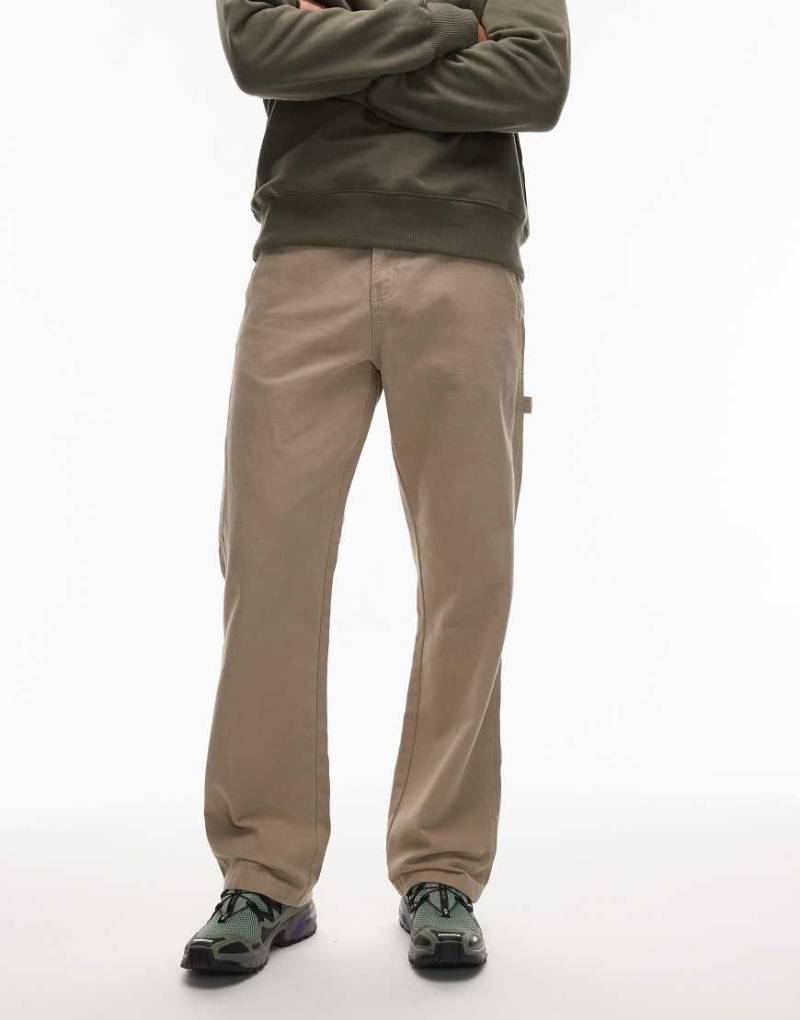 Dickies - Carpenter-Hose aus Canvas in Hellbraun-Brown von Dickies