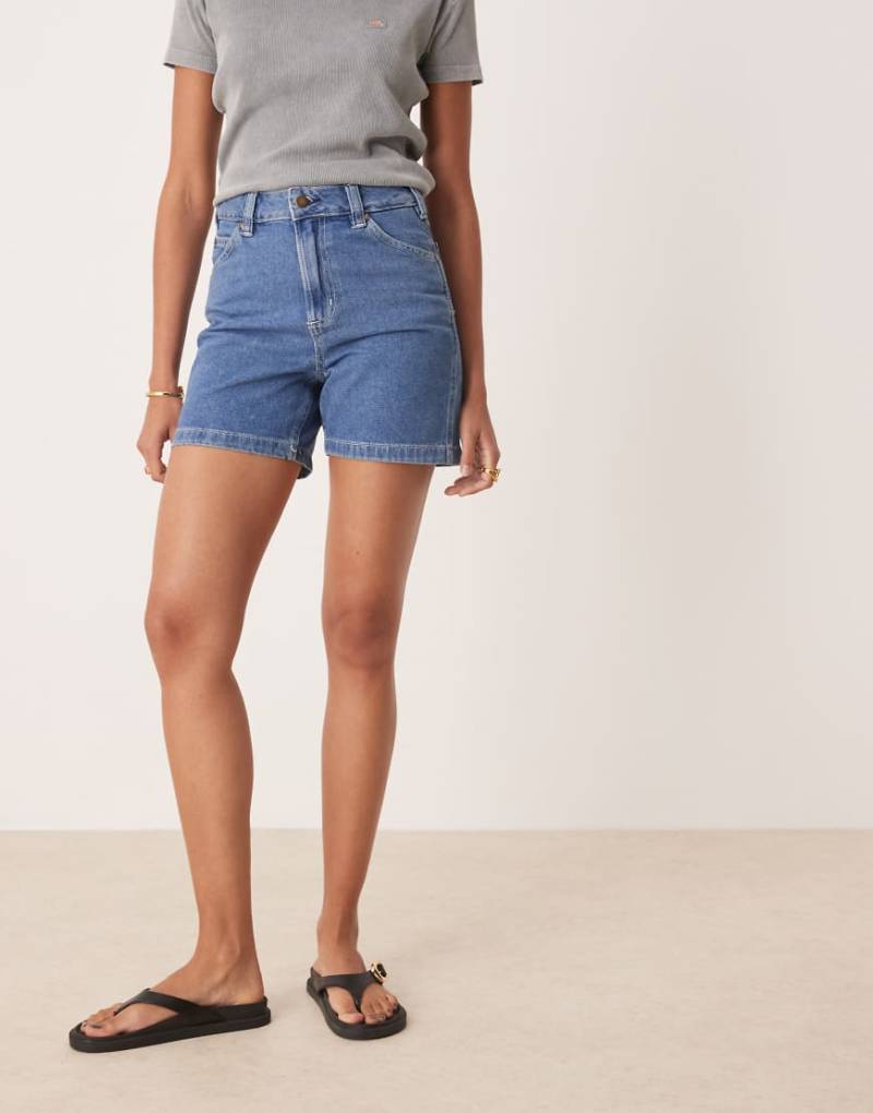 Dickies - Carpenter-Jeansshorts in klassischem Blau, in regulärer Passform von Dickies