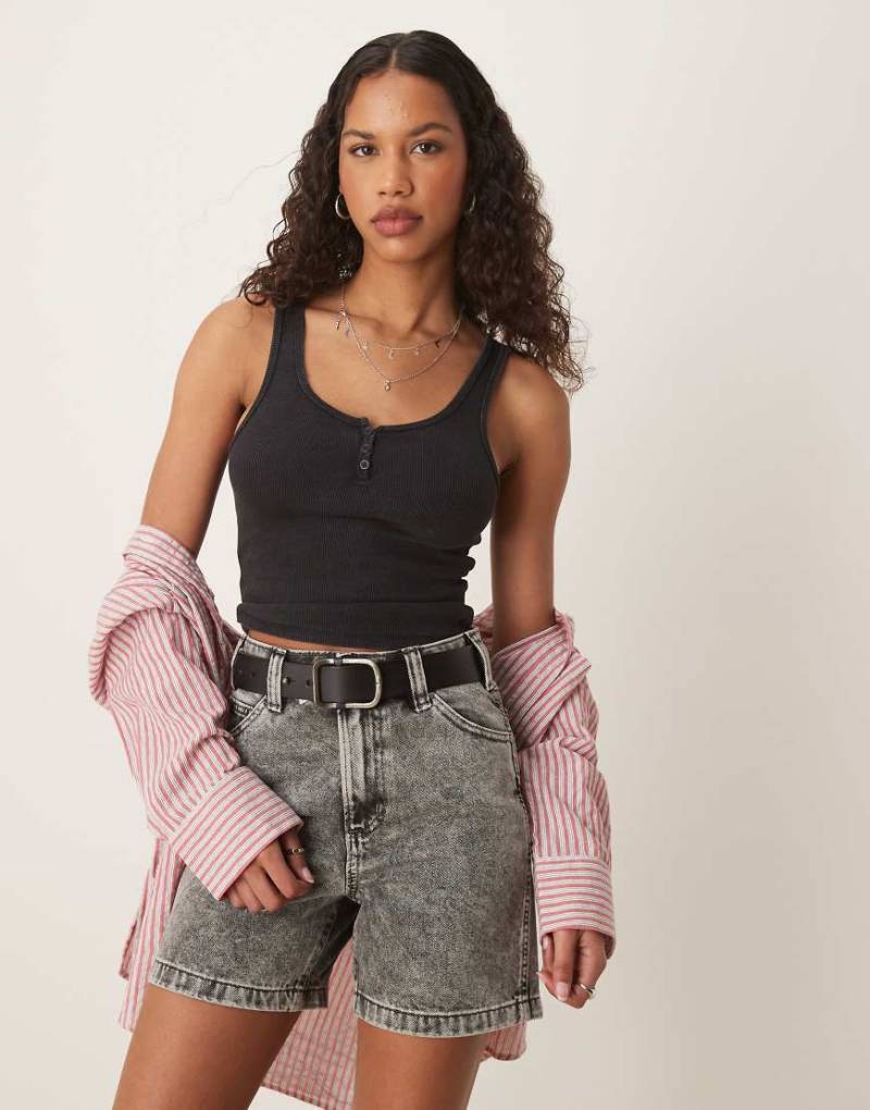 Dickies - Carpenter-Jeansshorts in verwaschenem Hellgrau in regulärer Passform von Dickies