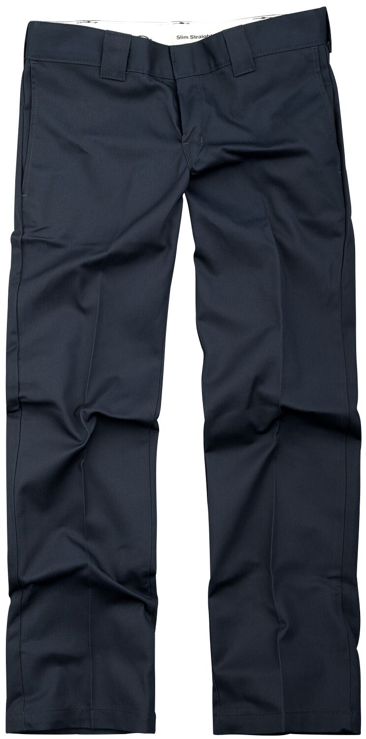 Dickies Chino - 873 Slim Straight Work Pant - W29L30 bis W32L34 - für Männer - Größe W29L30 - navy von Dickies