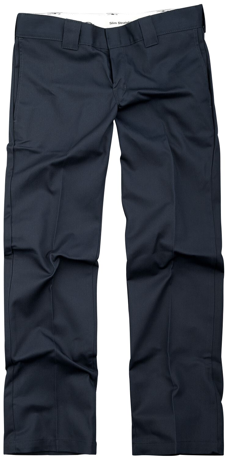 Dickies Chino - 873 Slim Straight Work Pant - W29L30 bis W40L34 - für Männer - Größe W29L30 - navy von Dickies