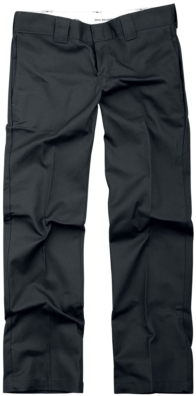 Dickies Chino - 873 Slim Straight Work Pant - W29L30 bis W38L34 - für Männer - Größe W31L32 - schwarz von Dickies