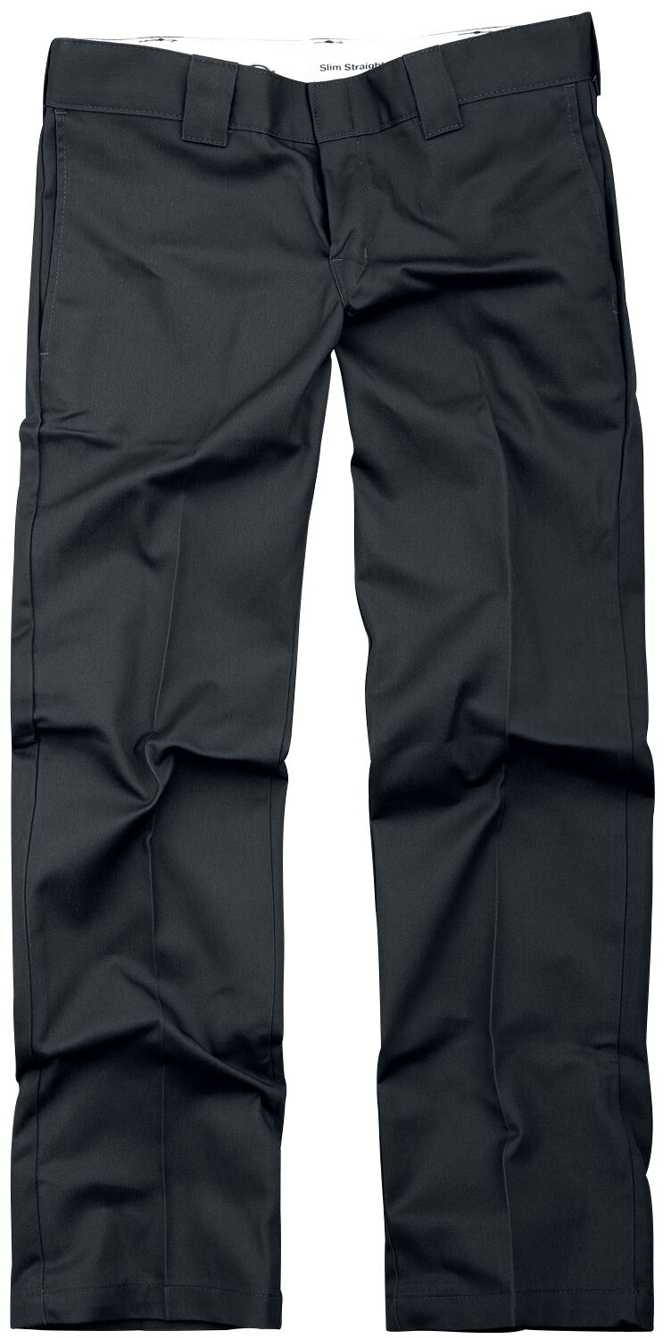 Dickies Chino - 873 Slim Straight Work Pant - W29L30 bis W40L34 - für Männer - Größe W32L32 - schwarz von Dickies