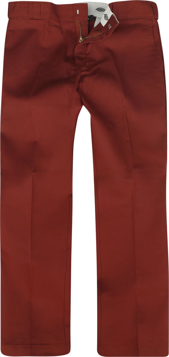 Dickies Chino - 874 Work Pant Rec Fired Brick - W31L32 bis W36L32 - für Männer - Größe W32L34 - rot von Dickies