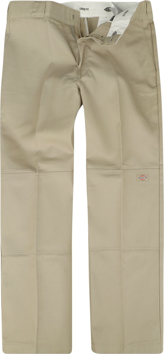 Dickies Chino - Double Knee Rec Khaki - W30L32 bis W40L34 - für Männer - Größe W30L32 - beige von Dickies