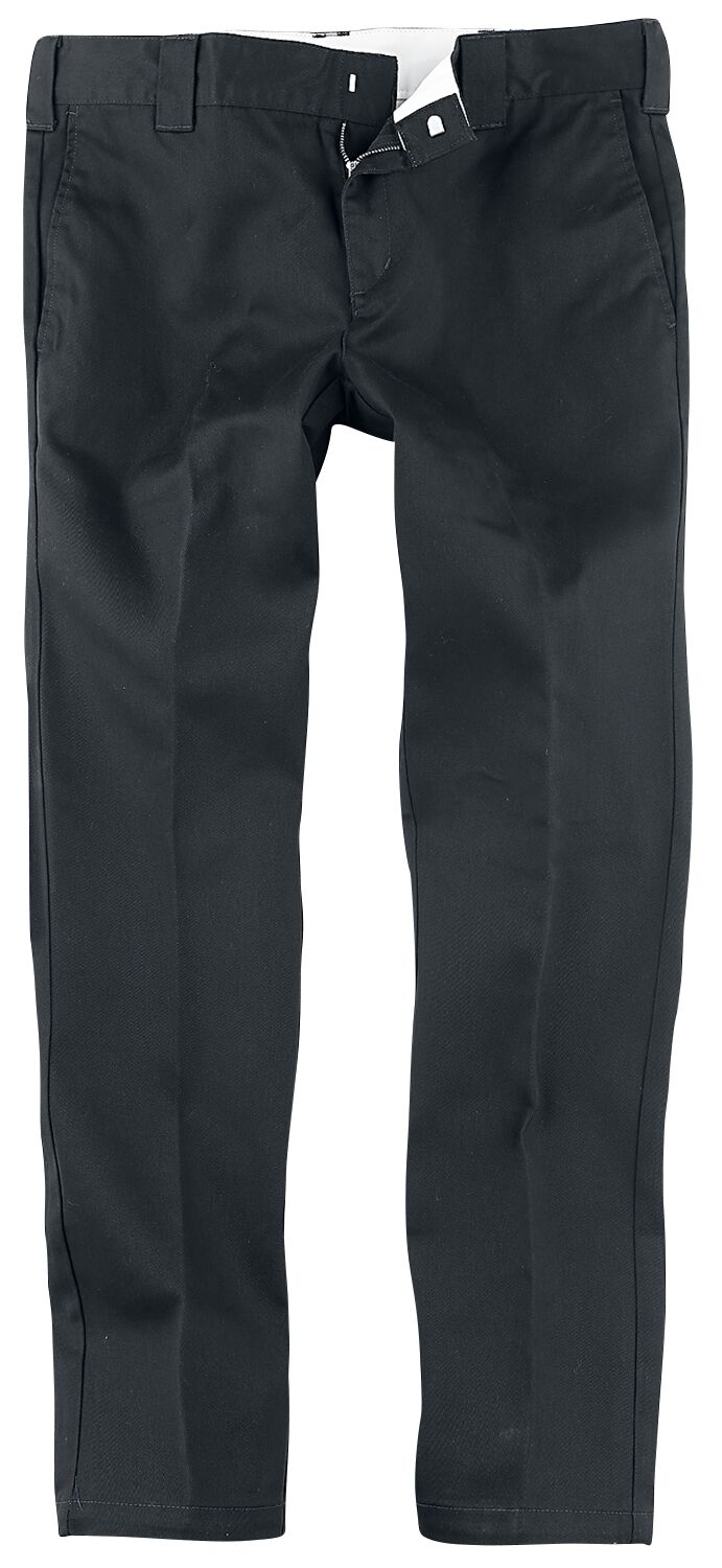 Dickies Chino - Slim Fit Work Pant WE872 - W32L34 bis W38L34 - für Männer - Größe W34L32 - schwarz von Dickies